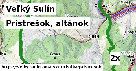 Prístrešok, altánok, Veľký Sulín