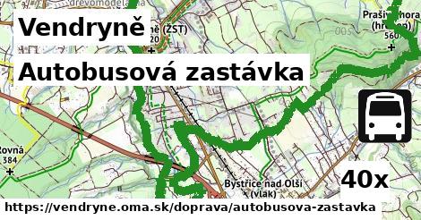 Autobusová zastávka, Vendryně