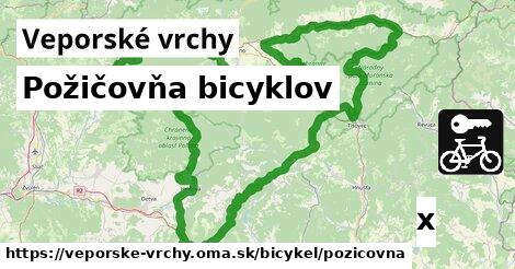 Požičovňa bicyklov, Veporské vrchy