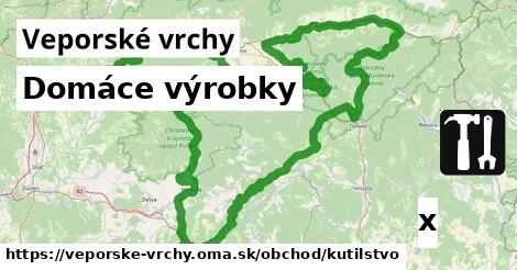 Domáce výrobky, Veporské vrchy