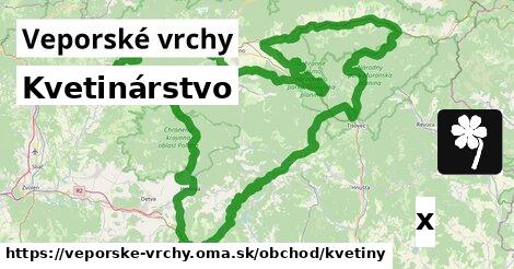 Kvetinárstvo, Veporské vrchy