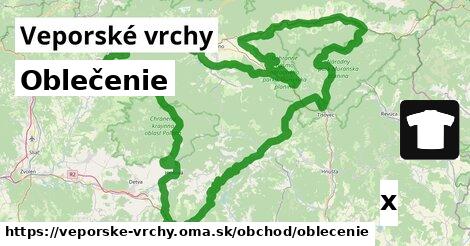 Oblečenie, Veporské vrchy