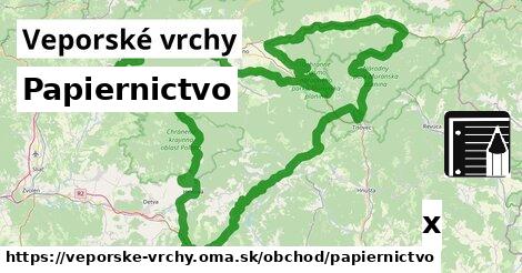 Papiernictvo, Veporské vrchy