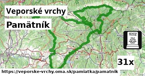 Pamätník, Veporské vrchy