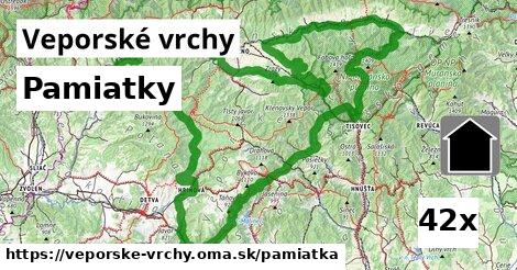 pamiatky v Veporské vrchy