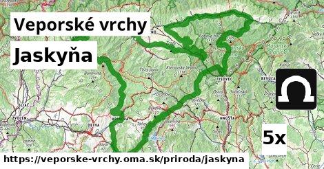 Jaskyňa, Veporské vrchy