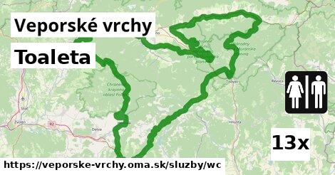 Toaleta, Veporské vrchy