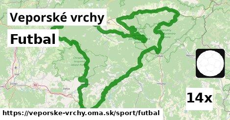 Futbal, Veporské vrchy