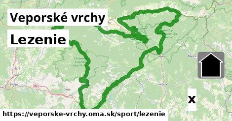 Lezenie, Veporské vrchy