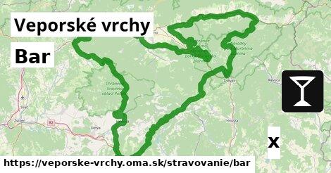 Bar, Veporské vrchy