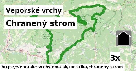 Chranený strom, Veporské vrchy