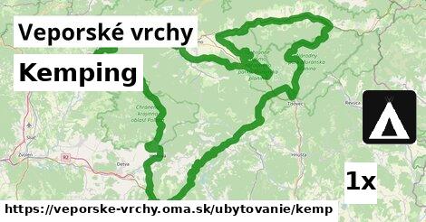 Kemping, Veporské vrchy