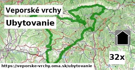 ubytovanie v Veporské vrchy