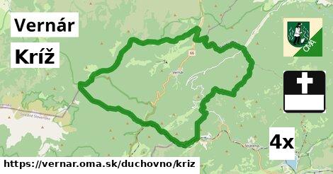 Kríž, Vernár