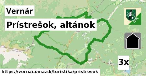 Prístrešok, altánok, Vernár