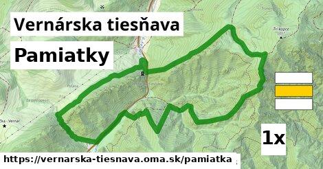 pamiatky v Vernárska tiesňava