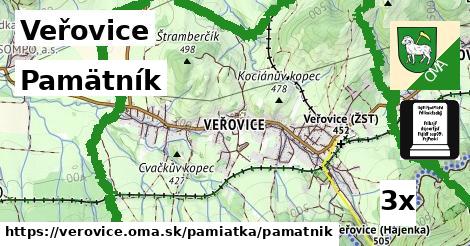 Pamätník, Veřovice