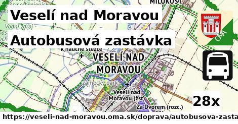 Autobusová zastávka, Veselí nad Moravou