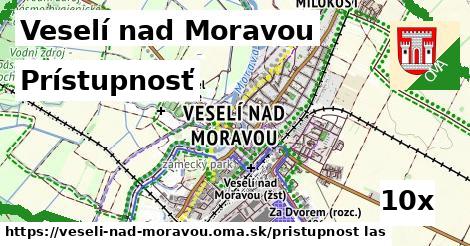 prístupnosť v Veselí nad Moravou