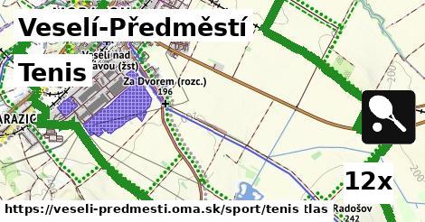 tenis v Veselí-Předměstí