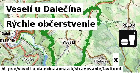 Všetky body v Veselí u Dalečína
