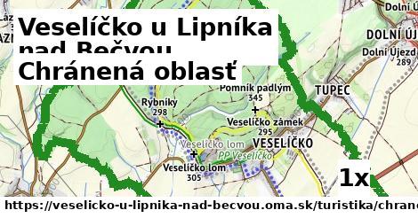 Chránená oblasť, Veselíčko u Lipníka nad Bečvou