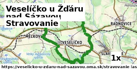 stravovanie v Veselíčko u Žďáru nad Sázavou