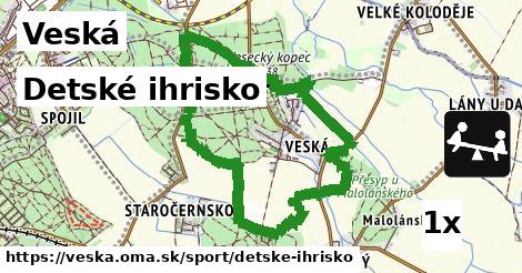 detské ihrisko v Veská