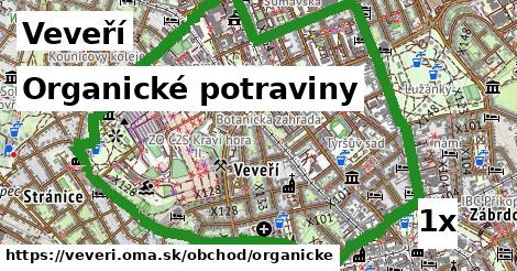 organické potraviny v Veveří