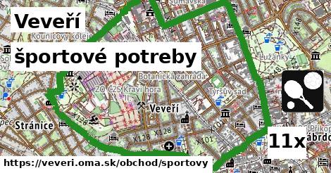 športové potreby, Veveří