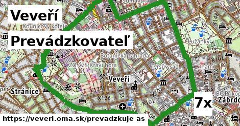 prevádzkovateľ v Veveří