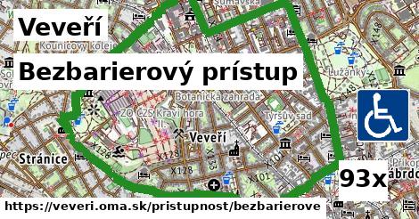 Bezbarierový prístup, Veveří