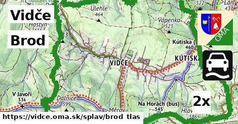 Brod, Vidče