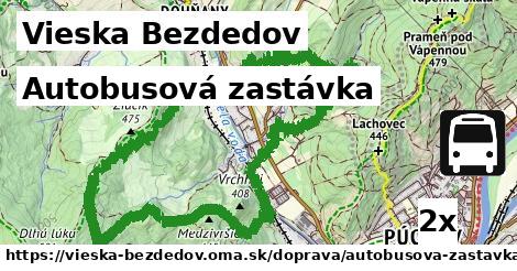 Autobusová zastávka, Vieska Bezdedov