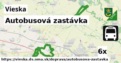 Autobusová zastávka, Vieska, okres DS