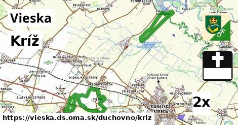 Kríž, Vieska, okres DS