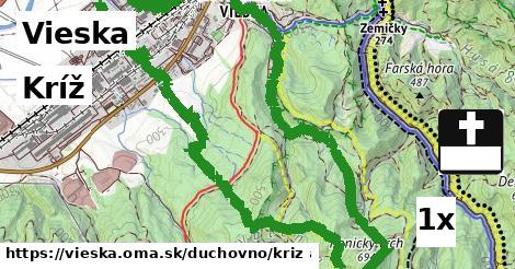 kríž v Vieska