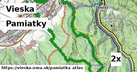 pamiatky v Vieska