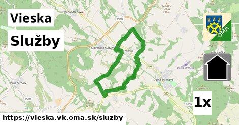 služby v Vieska, okres VK