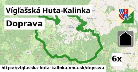 doprava v Vígľašská Huta-Kalinka