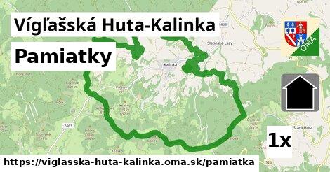 pamiatky v Vígľašská Huta-Kalinka