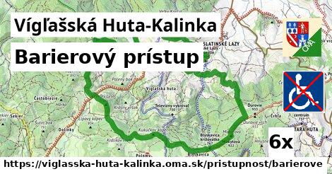 Barierový prístup, Vígľašská Huta-Kalinka