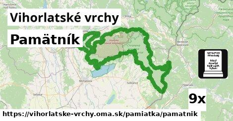 Pamätník, Vihorlatské vrchy