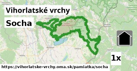 Socha, Vihorlatské vrchy