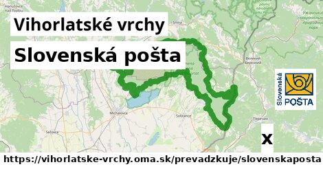 Slovenská pošta, Vihorlatské vrchy