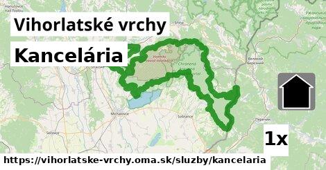 Kancelária, Vihorlatské vrchy