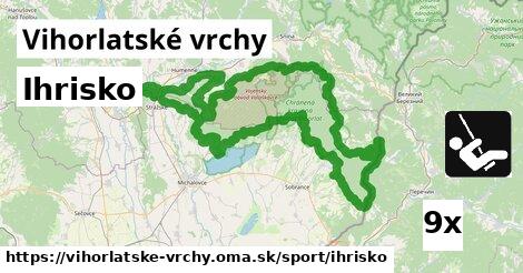 Ihrisko, Vihorlatské vrchy