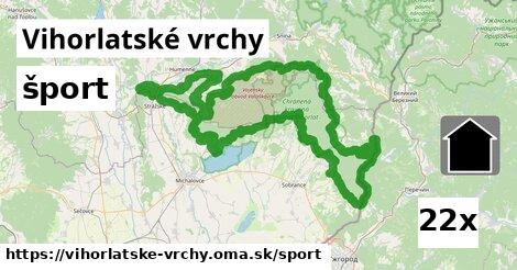 šport v Vihorlatské vrchy