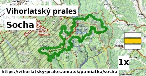 socha v Vihorlatský prales