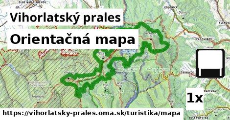 Orientačná mapa, Vihorlatský prales